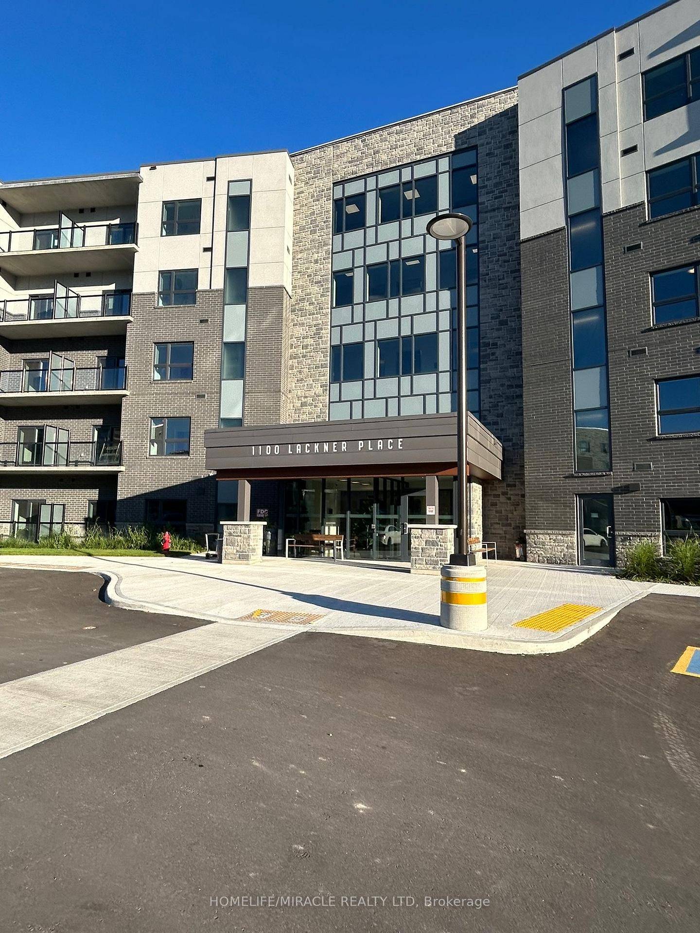 Newly Built One Bedroom condo On Second Floor In Kitchener Is available For Lease, This Condo Comes With Brand New Stainless Steel Kitchen Appliances, Front load Washer And Dryer, With ...