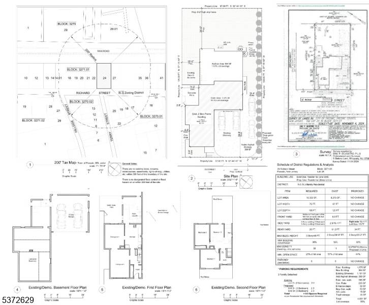 Property Is currently a 3 bedroom and two bath single family house in a great condition, approved for additional two 3 bedroom apartments to make it a 3 family doweling.