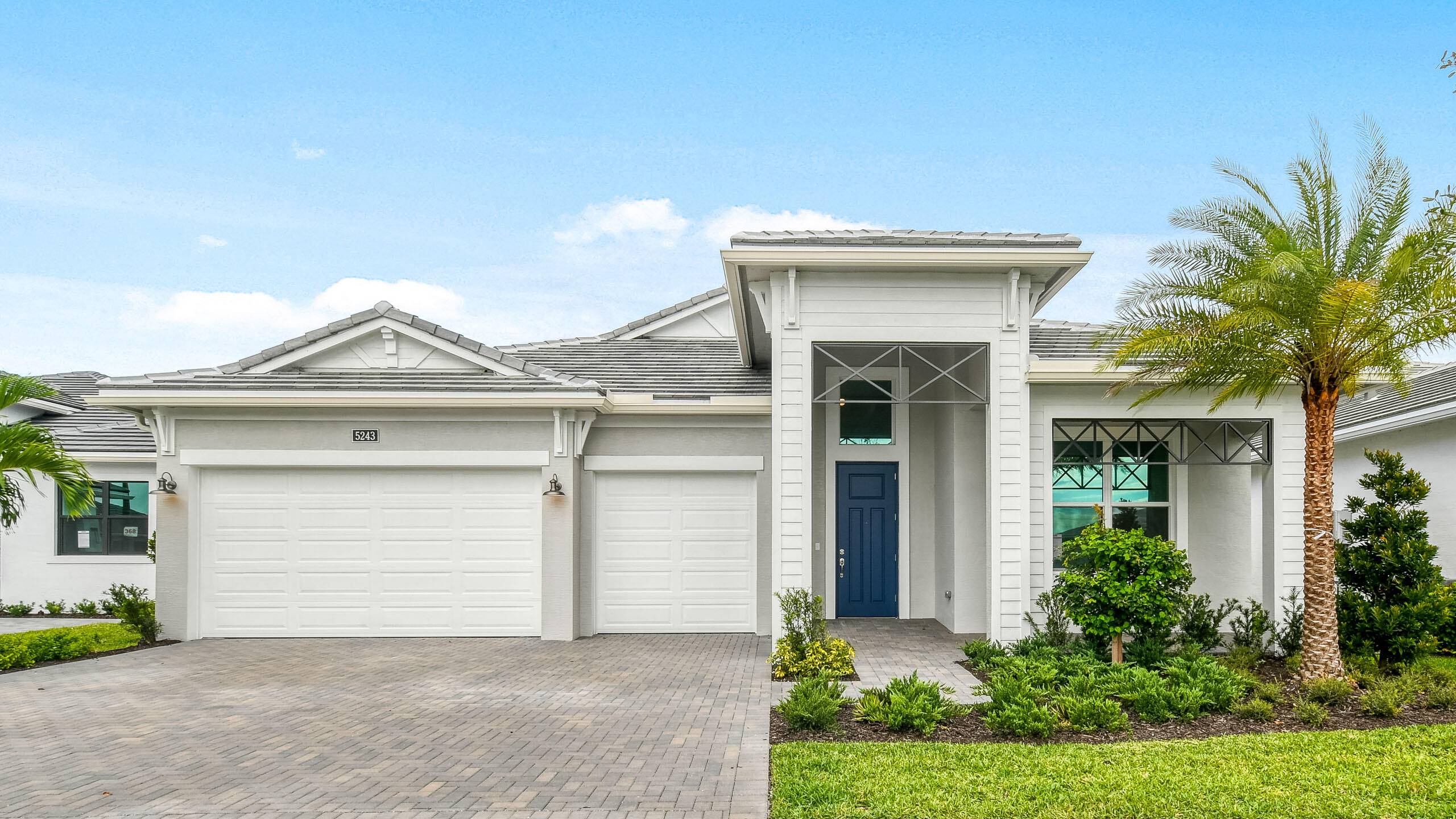 New Construction Move In Ready This brand new Paige floorplan is situated on a private homesite in a gated 55 community.