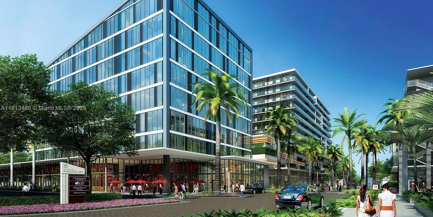 Bright, unfurnished 1 bedroom, 2 bathroom Den apartment in the vibrant new heart of Aventura.