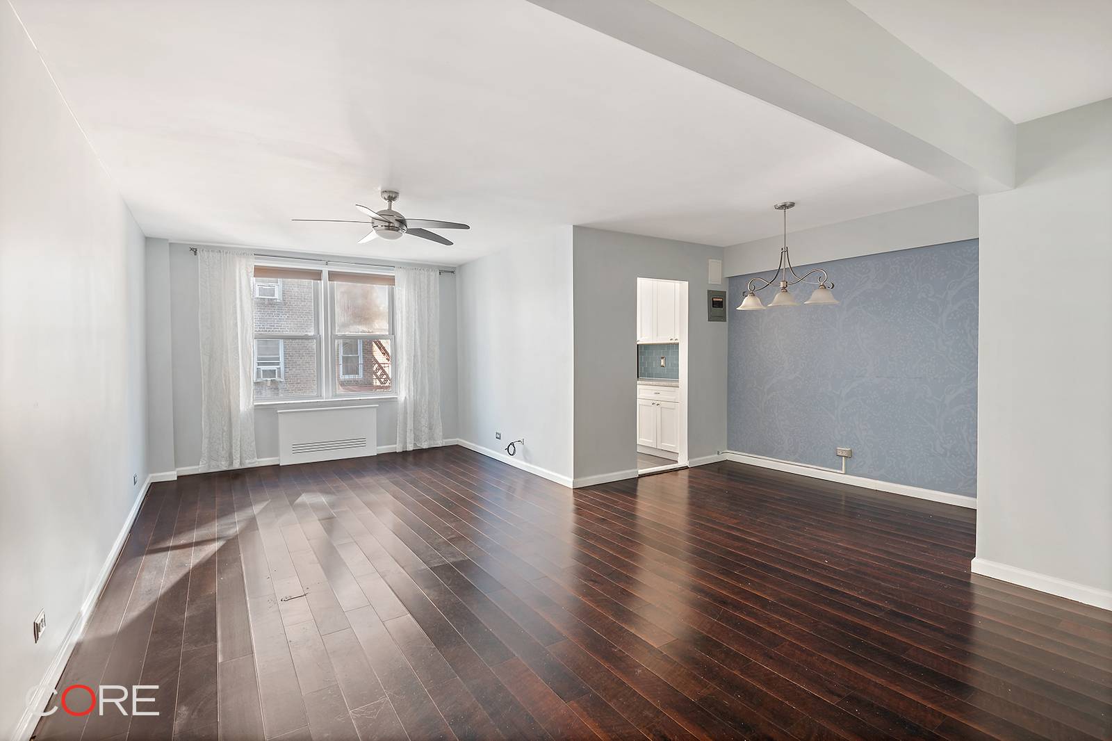 Welcome to this bright and renovated two bed, one bath home offering ample space and high end finishes.