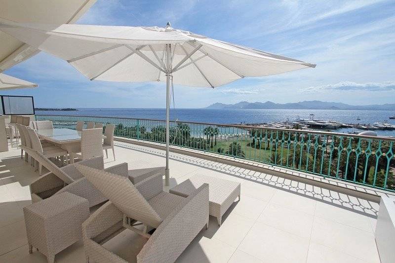 CANNES CROISETTE - Magnificent rooftop villa in a luxury building