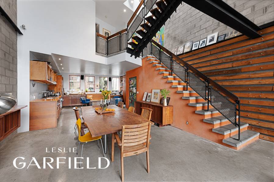 56 East 1st Street is a spectacular, 22 wide, 3 unit, industrial chic downtown property.