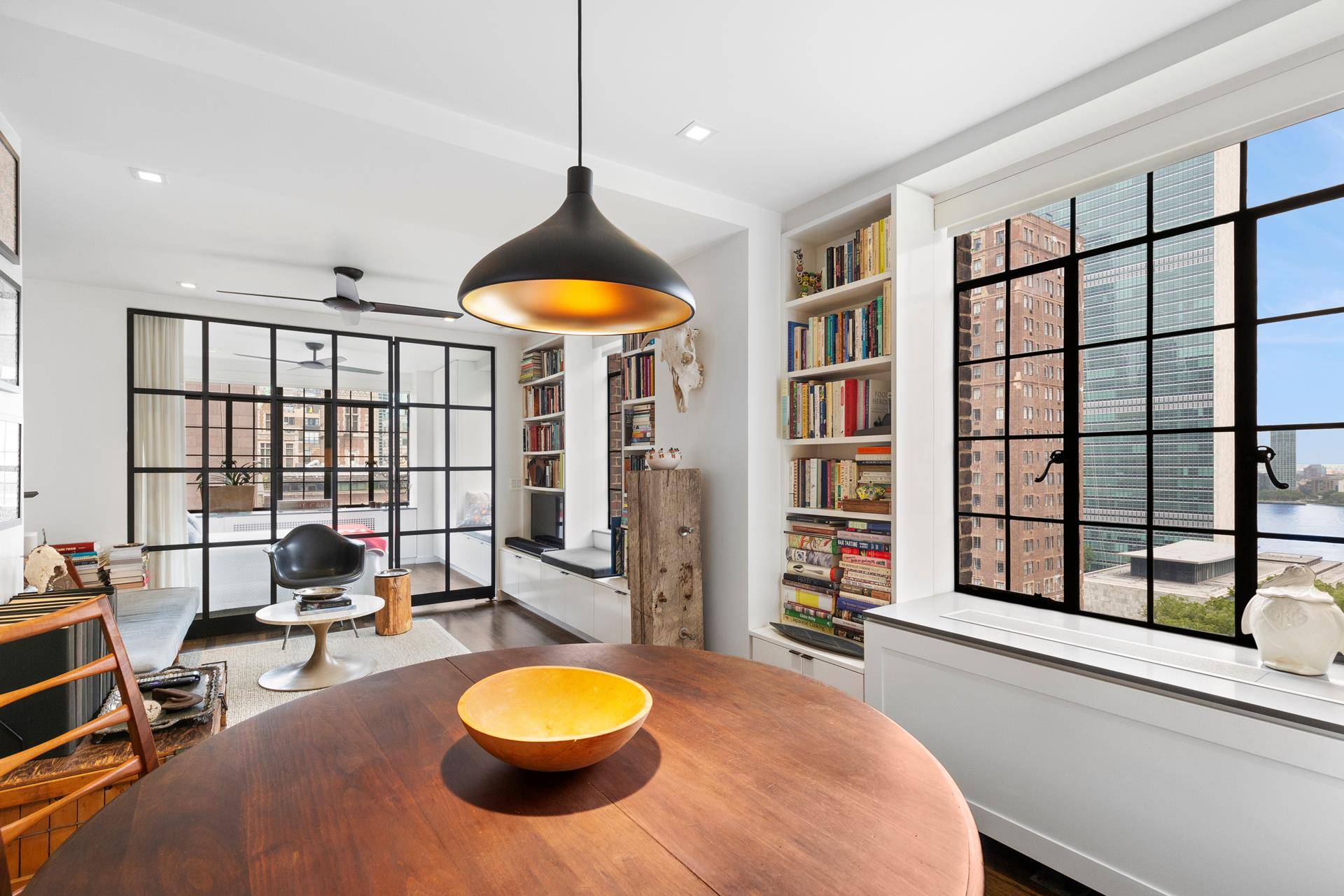 Drenched in sunlight and renovated to perfection, this corner 1 bedroom apartment features a designer kitchen and bath in a pet friendly, full service building.
