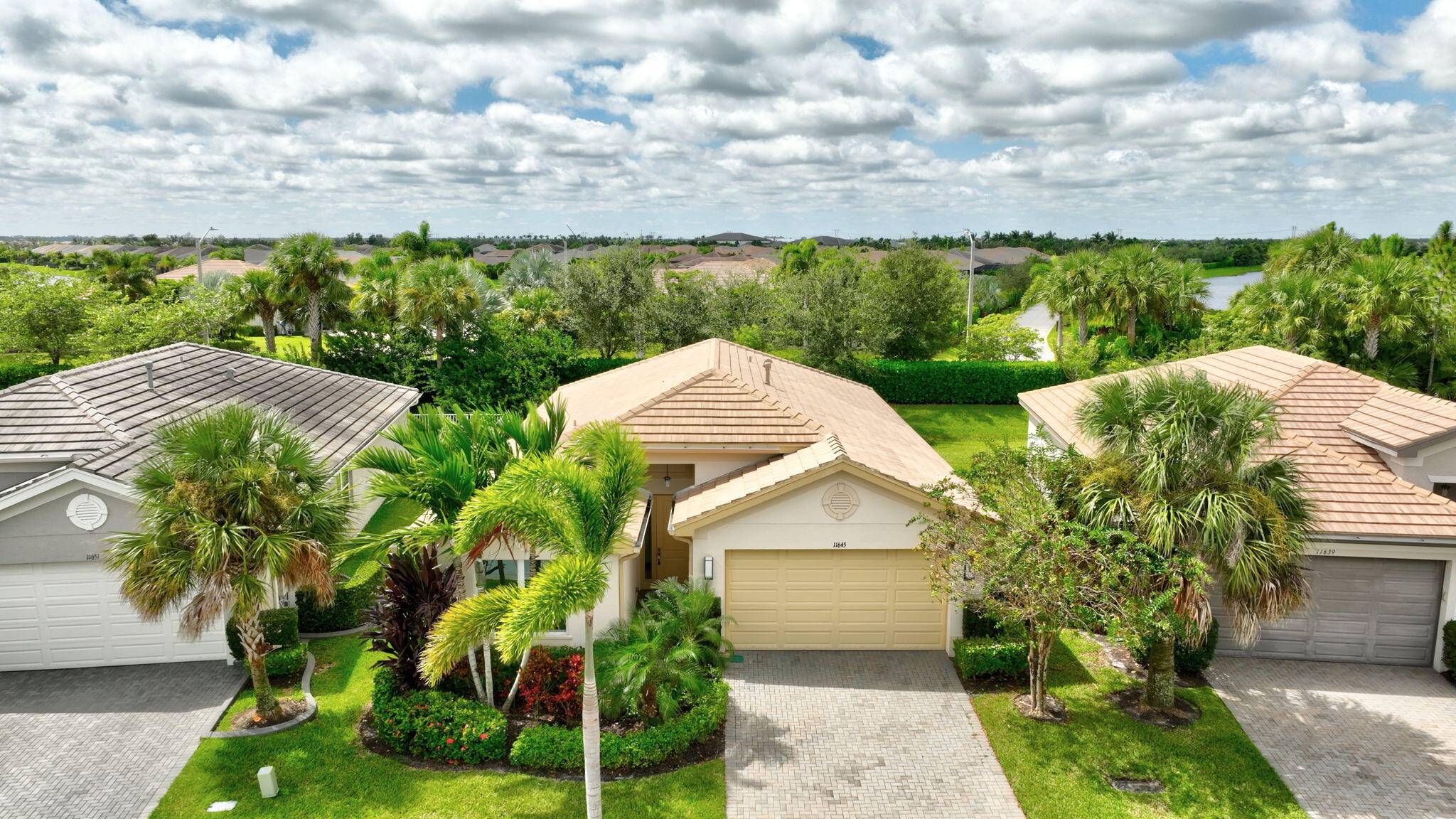 Discover this stunning 2 bedroom, 2 baths, plus den office home, located in the desirable gated community of Valencia Cay at Riverland.