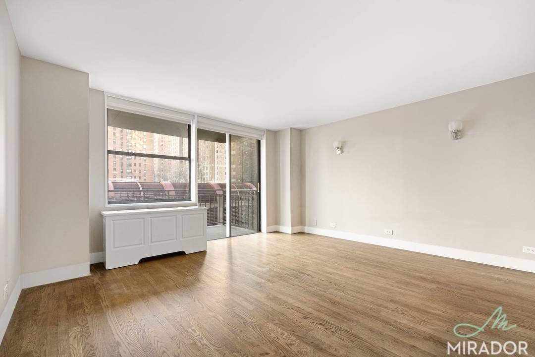 Spacious one bedroom with a private balcony at Tower 67.