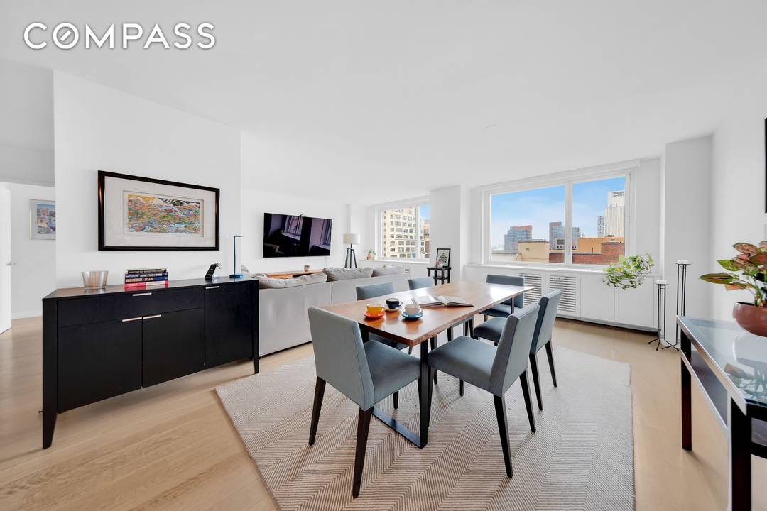 Convertible 2BD 1BA with Spacious Living Room, Renovated Kitchen, King Sized Primary, Walk In Closet, In Unit W D, and Luxury Amenities Including 24 Hour Doorman, Gym, Yoga Room, Roof ...