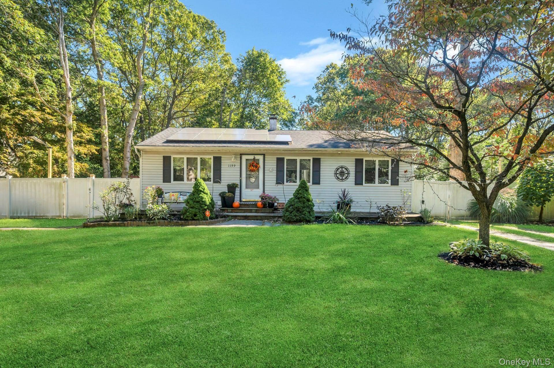 Welcome to this stunning ranch that blends modern luxury with cozy charm.