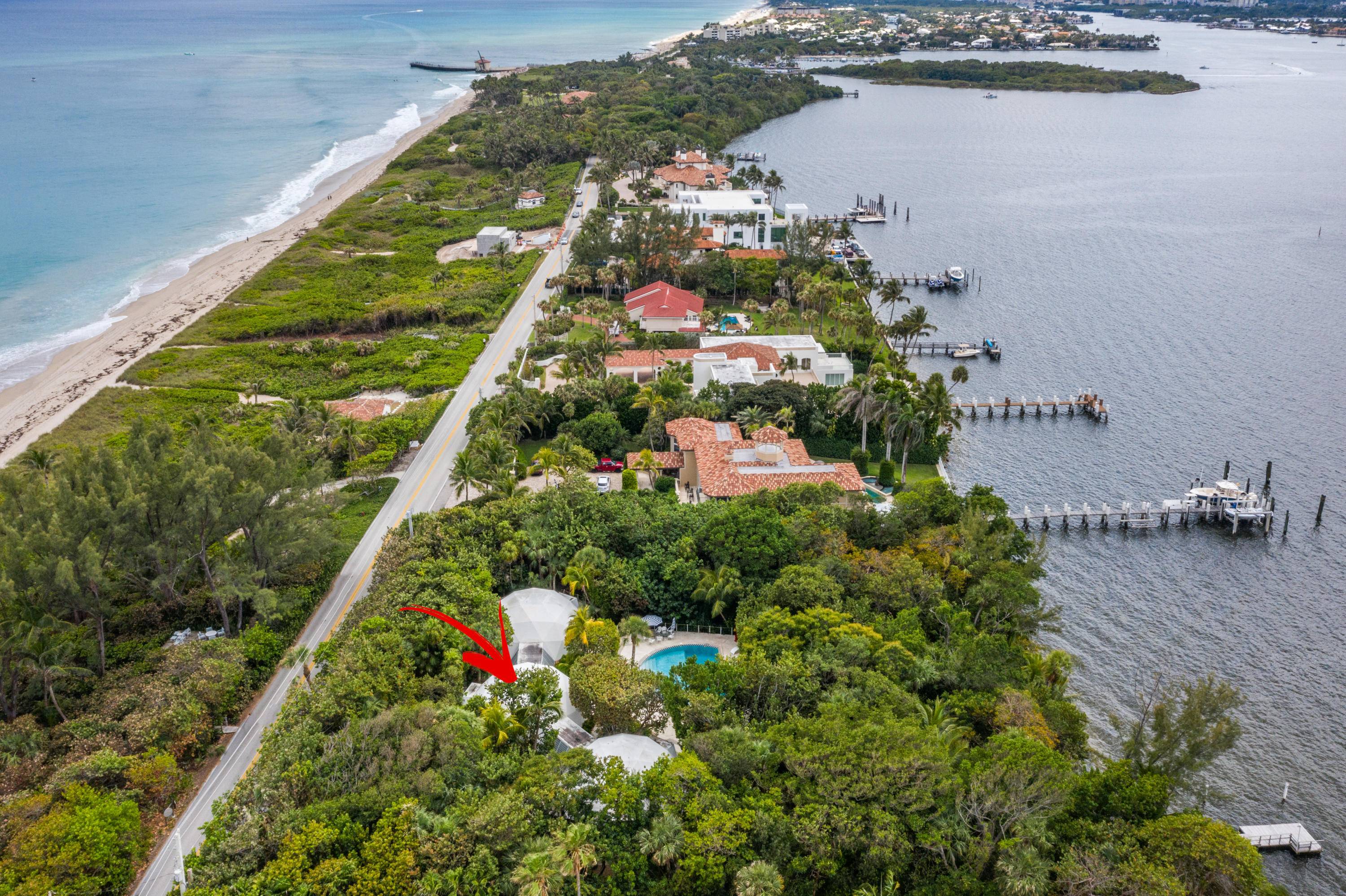 Rare opportunity to purchase the largest residential waterfront property available in Manalapan.