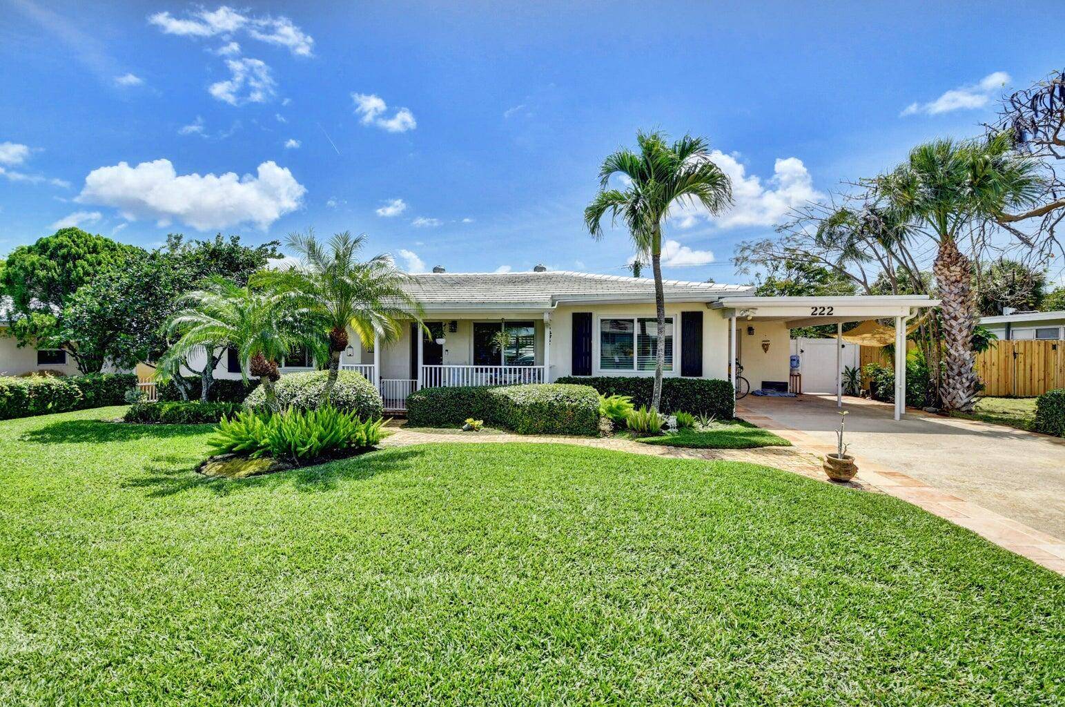 Welcome to this beautifully updated 4 bedroom pool home on Seacrest Circle, just a quick golf cart or bicycle ride from downtown Delray the beach.