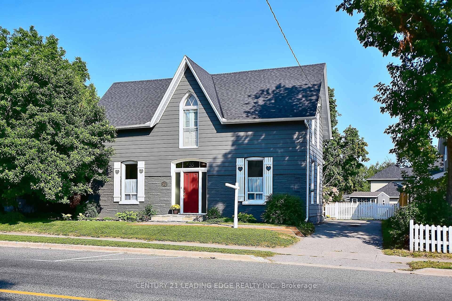 Welcome to 55 Brock St E, a lovingly maintained 3 bedroom century home in the heart of Uxbridge situated on a large 66' by 164' lot.