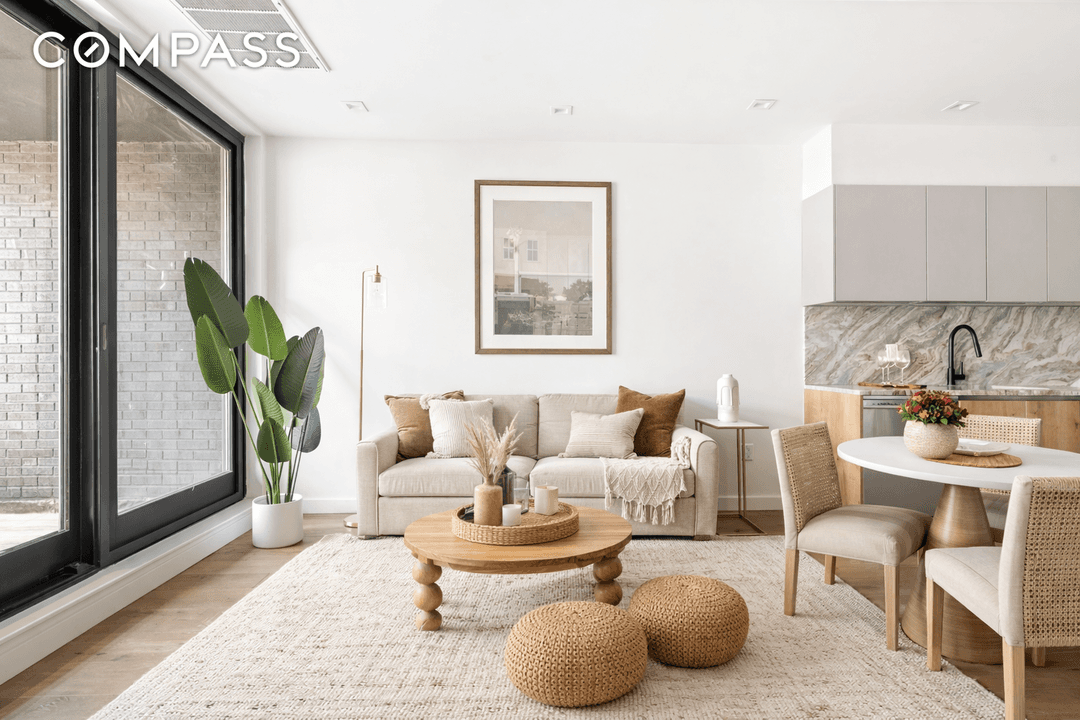 Welcome to 44 Box Street, Unit 2C a thoughtfully designed 1 bedroom, 1 bathroom condominium located in the heart of Greenpoint, Brooklyn.