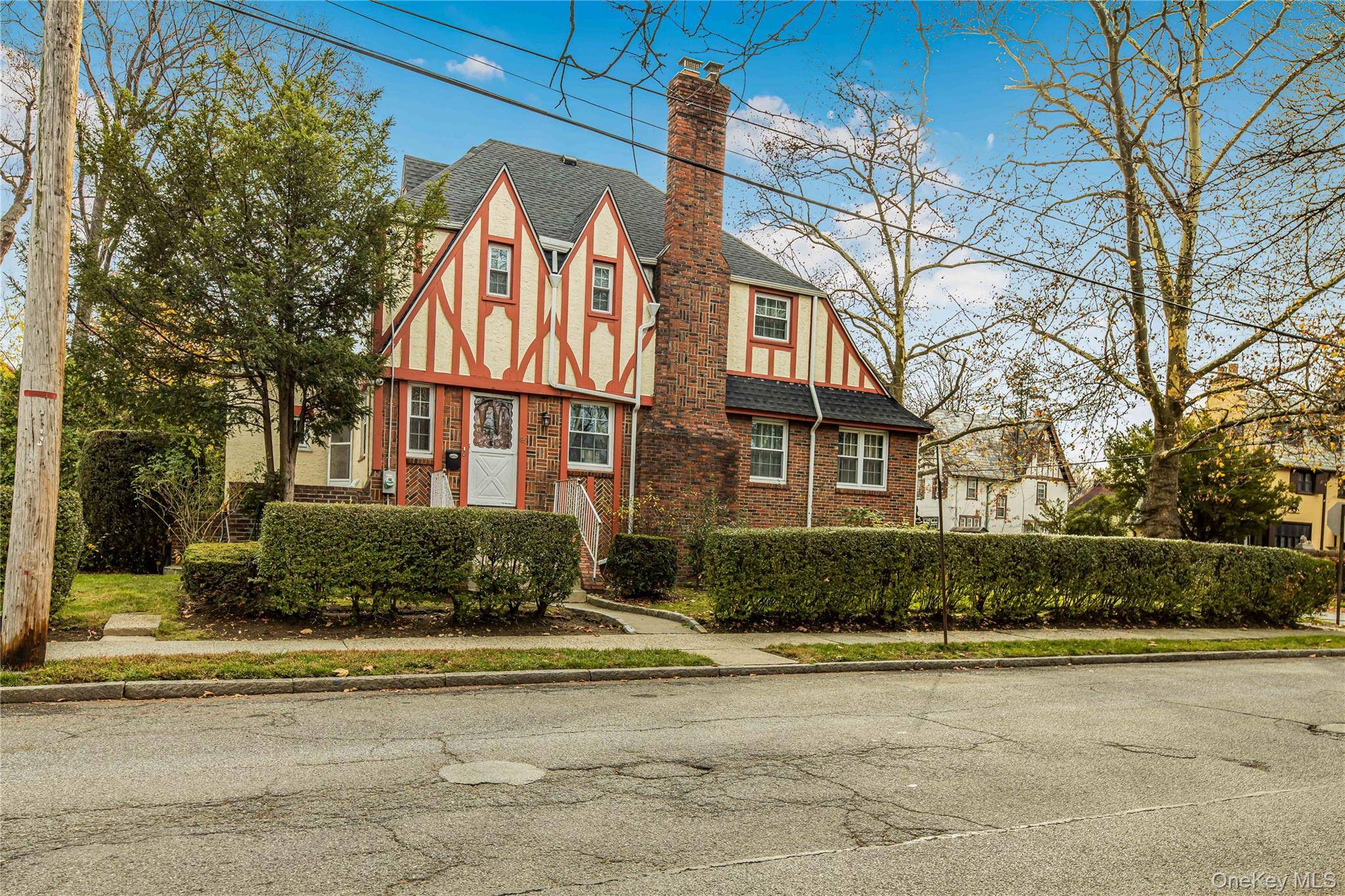 A warm welcome awaits you at this 3 Bedrooms 2 1 5 bath Tudor, on perfect tree lined street in the Fleetwood area of Mount Vernon.