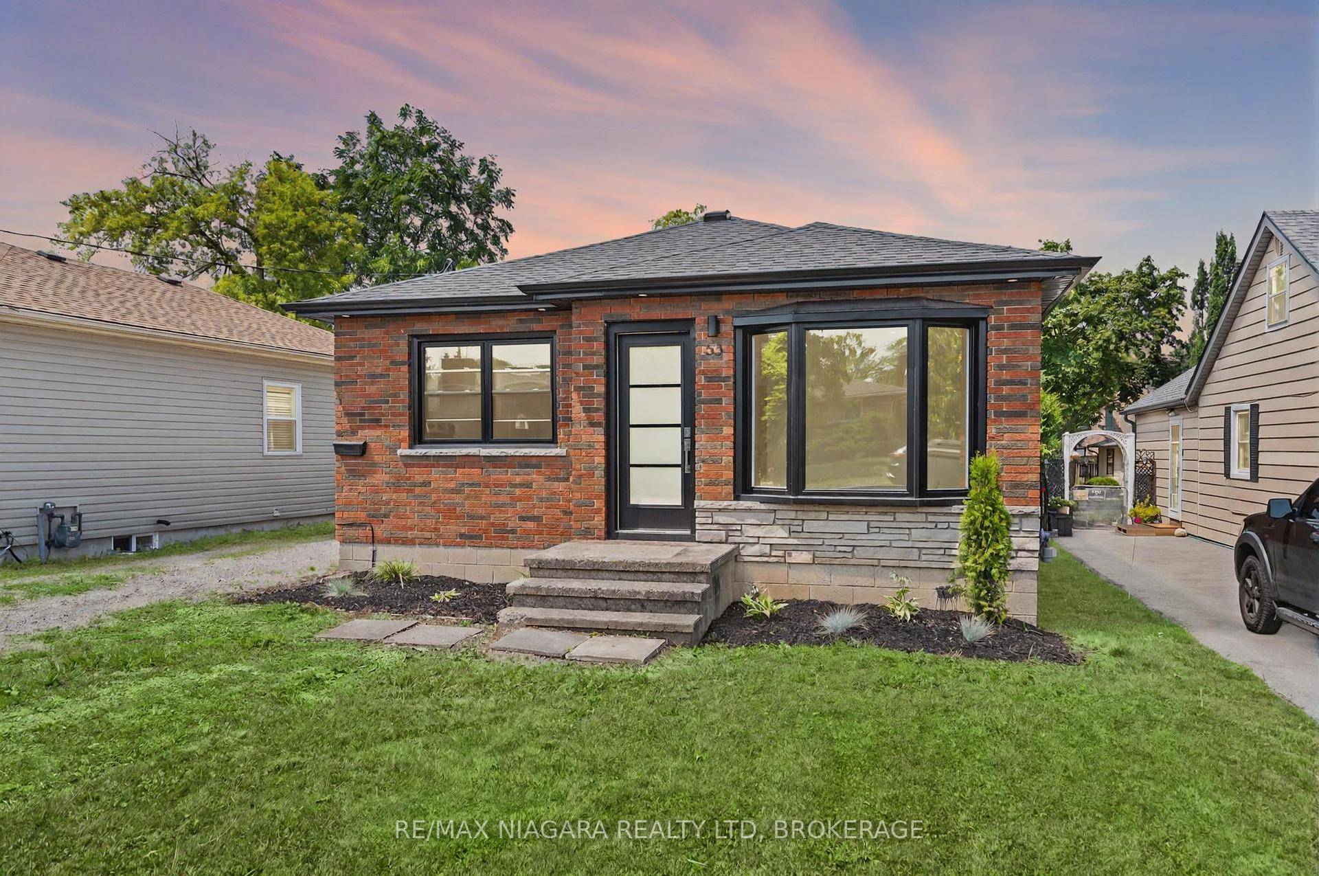 Welcome to 53 Collier Rd, Thorold, a charming solid brick bungalow on an impressive 40 x 200 lot, perfectly located just minutes from Brock University, Shopping and countless amenities.
