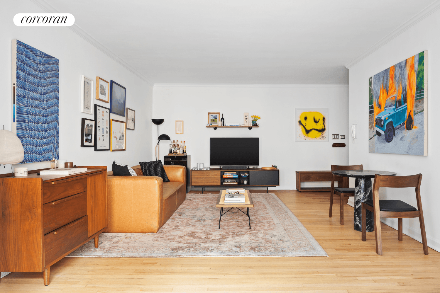 Oversized alcove studio at The Hamilton, a full service premiere building located in the heart of Greenwich Village.