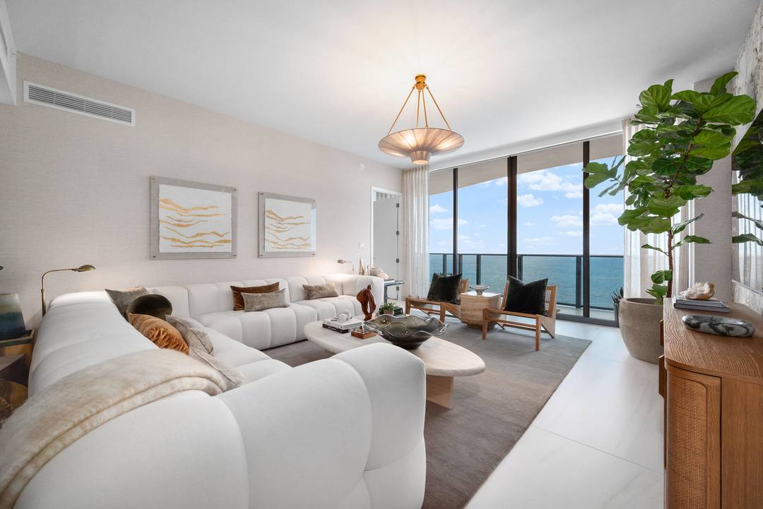 Welcome to this impeccable turnkey middle penthouse at Casamar, a rare opportunity to purchase a brand new, never before lived in residence in Pompano Beach's newest oceanfront development.