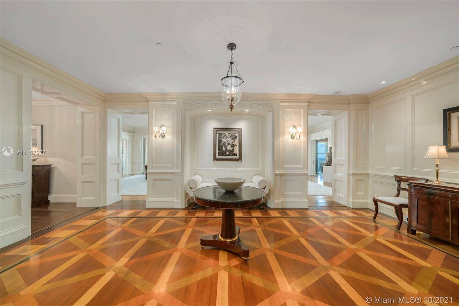 Welcome home to the most desirable penthouse in Key Biscayne as featured in Architectural digest !