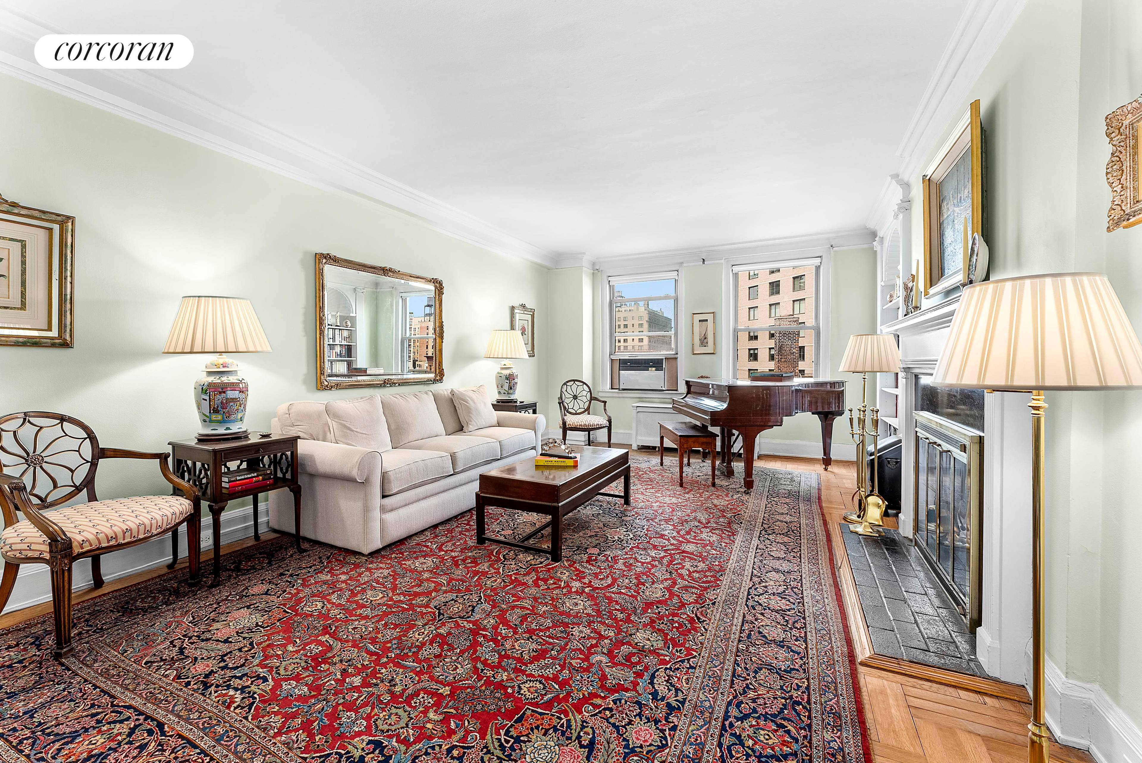 Classic Six in Premier Carnegie Hill Rosario Candela CooperativeGracious space, abundant natural light, and calming quiet await you in a highly coveted Rosario Candela Park Avenue coop.