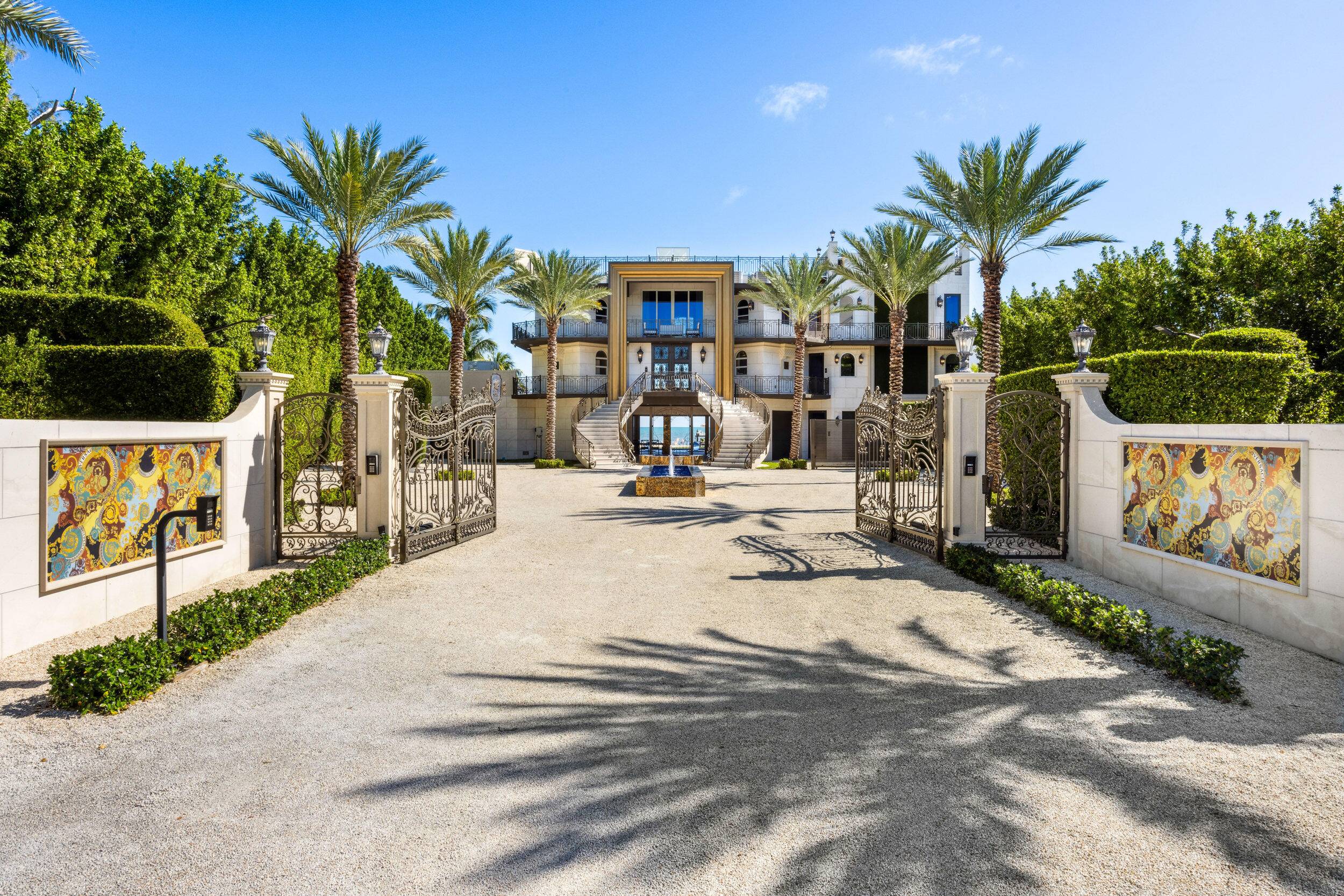 Showcasing an oasis of distinguished elegance and prime coastal beach charm, this extraordinary property spans over 40, 000 square feet of exquisite indoor and outdoor living spaces.