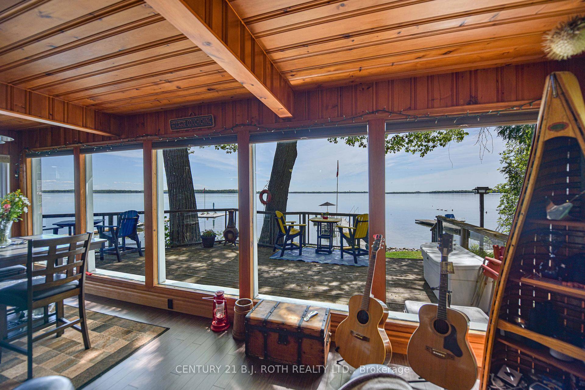 Welcome to 3939 Menoke Beach Road, an extraordinary waterfront property nestled on the pristine shores of Lake Couchiching.