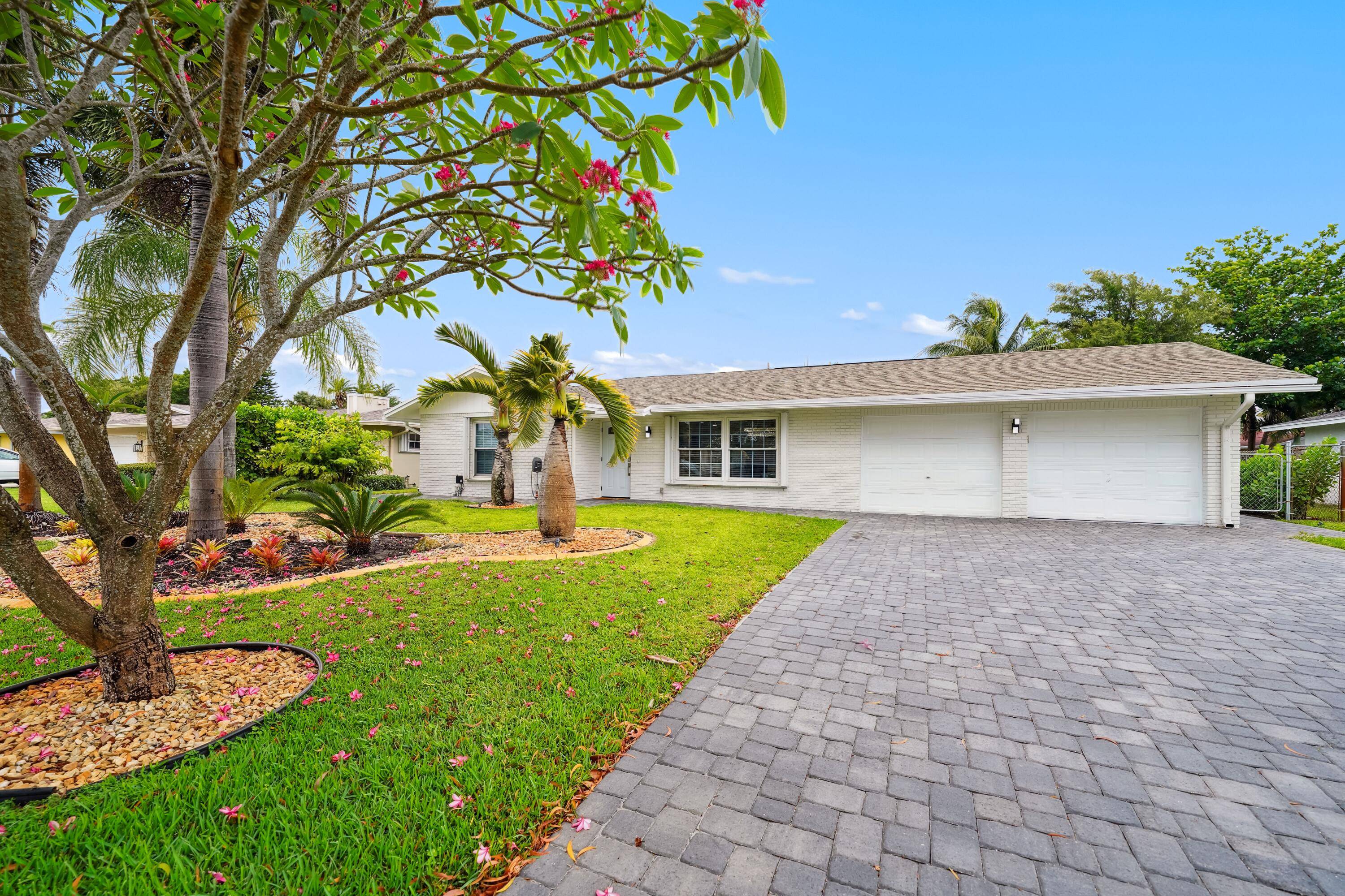 Freshly remodeled home with 4 bedrooms and 2 bathrooms.