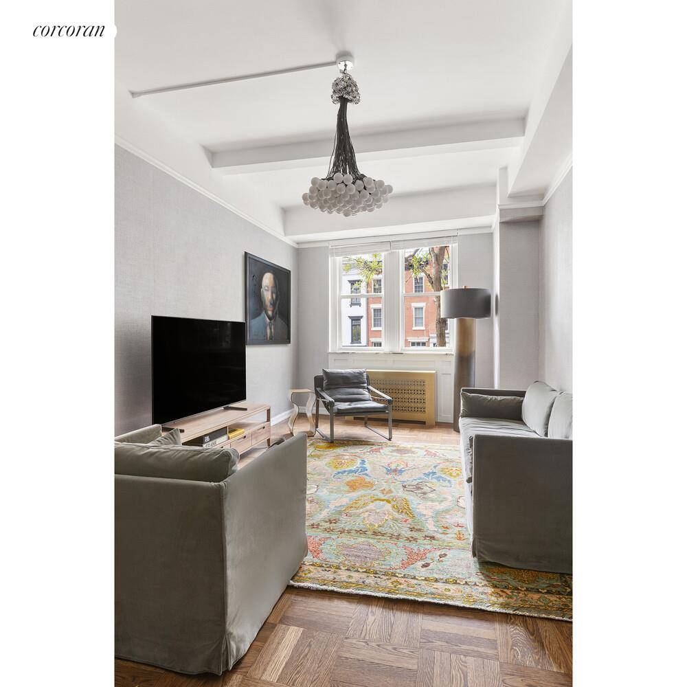 Welcome home to stunning, newly renovated Residence 1F at 299 West 12th Street, perfectly positioned on Abingdon Square Park within one of the West Village's most desirable full service prewar ...