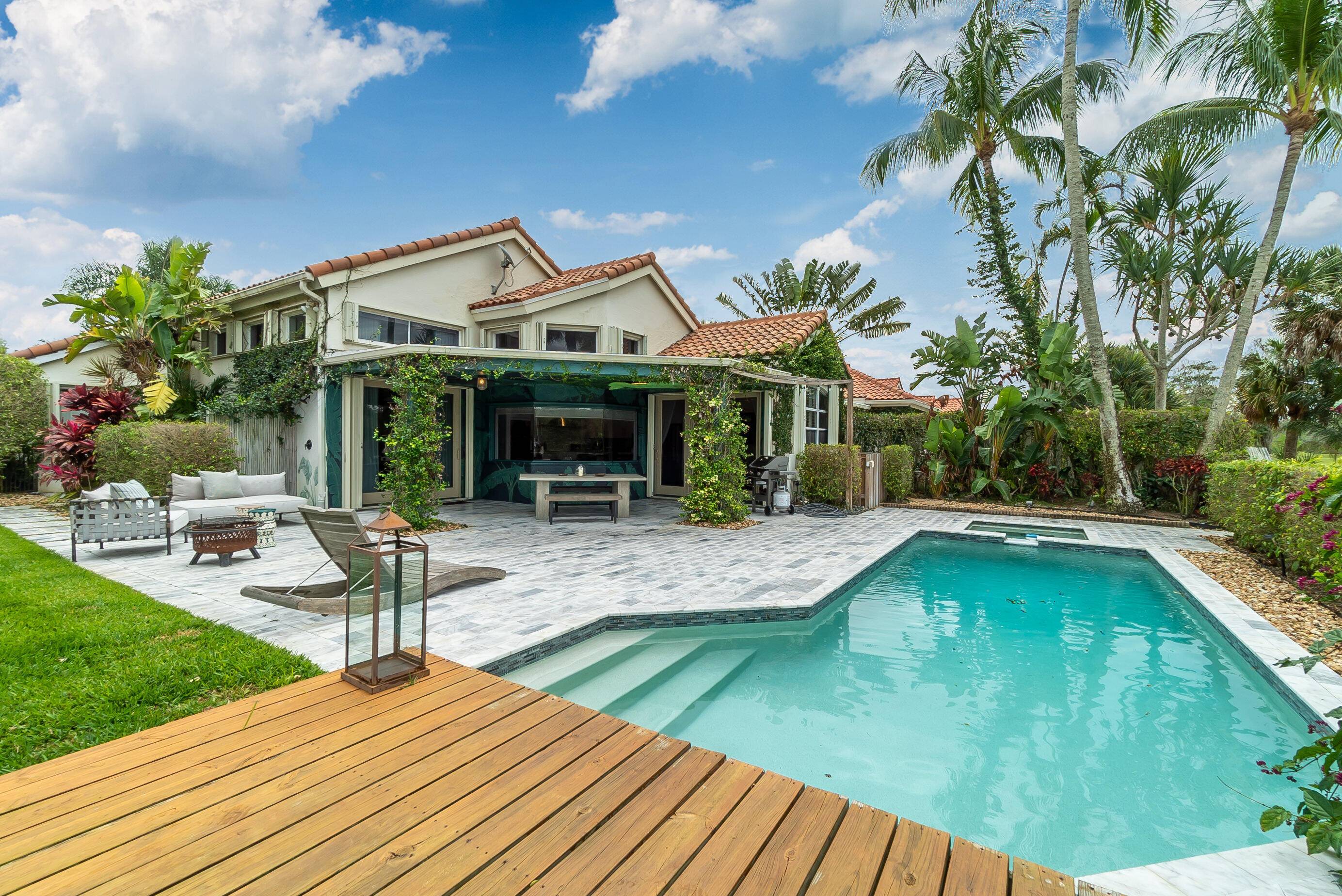 Now available as an off season rental, this unique state of the art home is situated in the prestigious community of Palm Beach Polo Club in Wellington.
