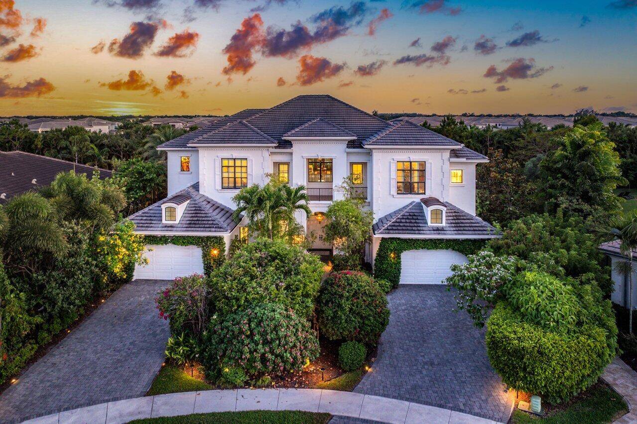 Featured in Palm Beach Illustrated Magazine, this sprawling 7, 600 SF Palazzo is nestled within the prestigious Kensington enclave of Seven Bridges on an expansive pie shaped property in a ...