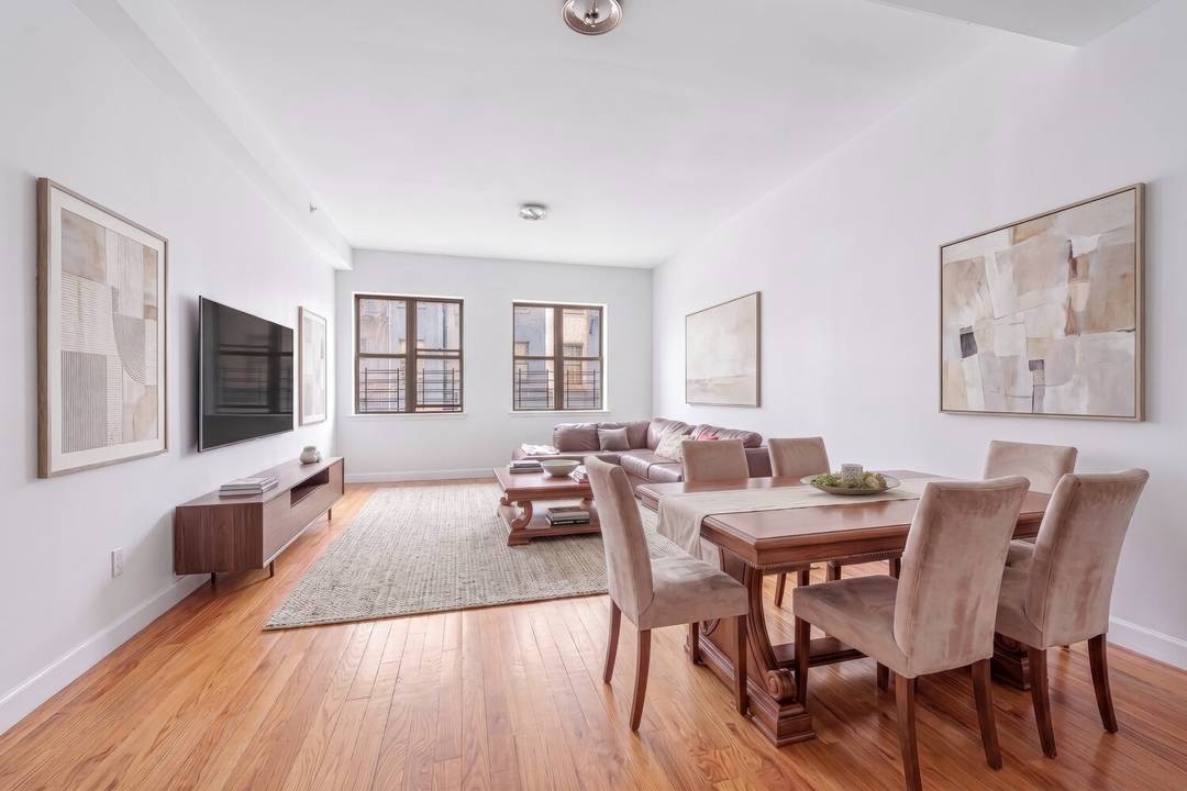 Not your typical first floor set over 12 feet 4 meters above ground, this home enjoys elevated light and privacy.