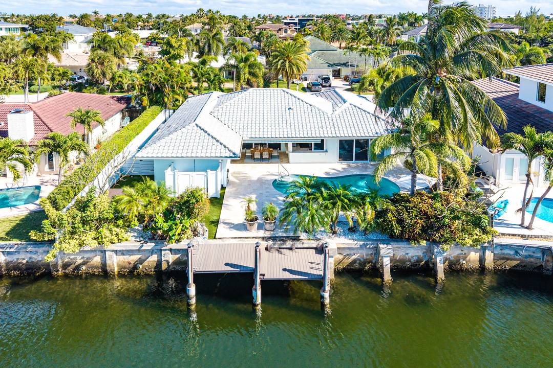 Furnished or unfurnished waterfront property is in one of the most desired East Boca Raton neighborhoods.