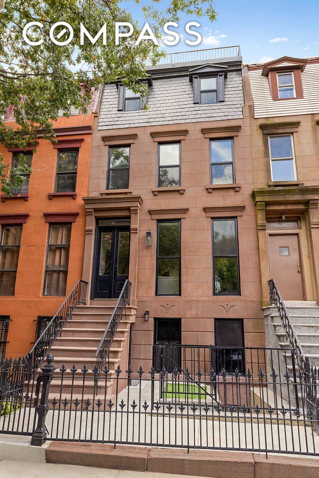 OPEN HOUSE NO APPOINTMENT NEEDED Welcome to 482 Jefferson Avenue, a breathtakingly renovated brownstone where timeless Brooklyn charm meets contemporary luxury.