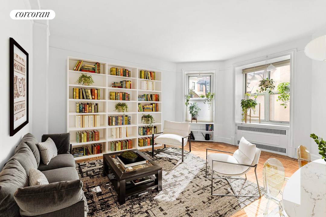 Elegant Pre War One Bedroom in Landmark Beaux Arts Building.