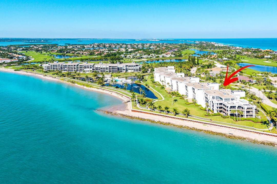 Spacious third floor, three bedroom condominium, offering sweeping views of the St.