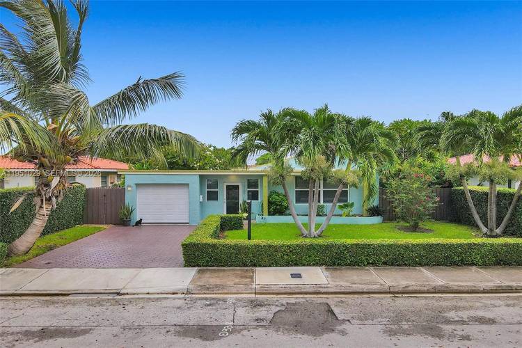 Beautiful 4 bedroom, 3 bathroom home ideally located across from Biscayne Bay in the desirable Treasure Island section of North Bay Village.