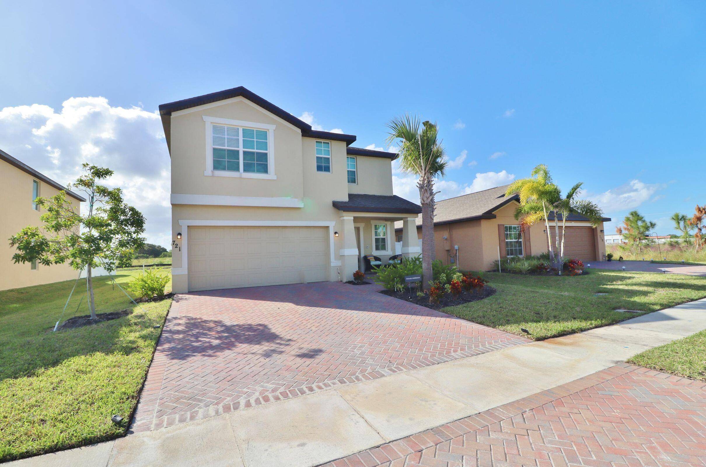 Large, gorgeously appointed home in a gated community with lots of activity.