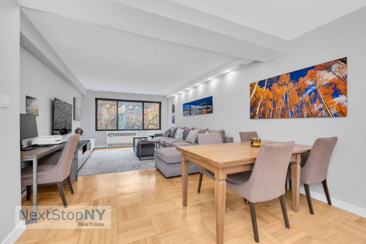 Welcome to a luxuriously spacious, impeccably bright, and fully gut renovated one bedroom apartment, nestled in a prestigious full service co op building in the vibrant heart of Murray Hill.