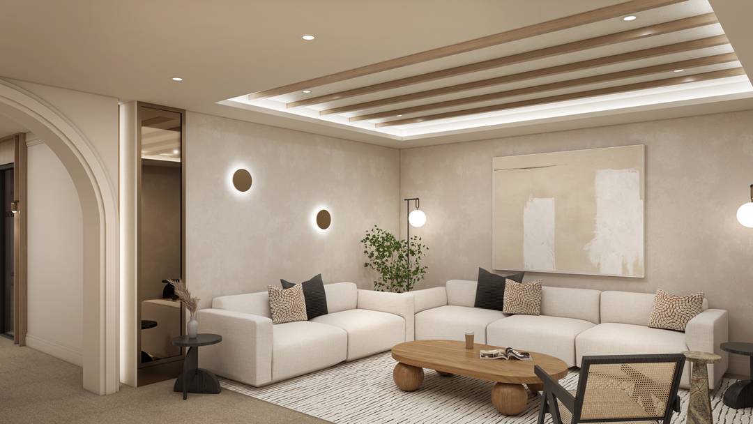 BY APPOINTMENT ONLY Residence 3H is a thoughtfully laid out two bedroom, two bath residence offering generous proportions, refined finishes, and multiple private outdoor spaces that elevate everyday living.