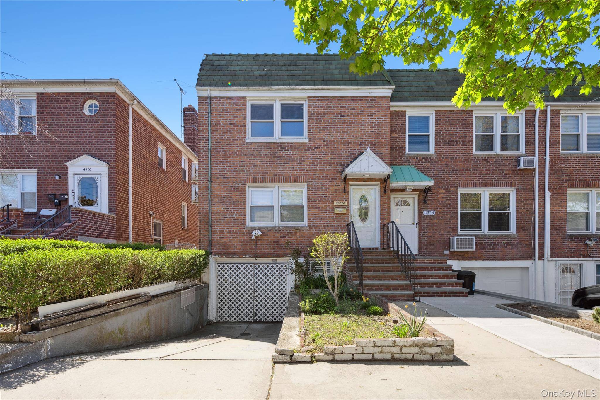 All Brick Semi Detached 2 Family House In The Heart Of Auburndale Flushing.