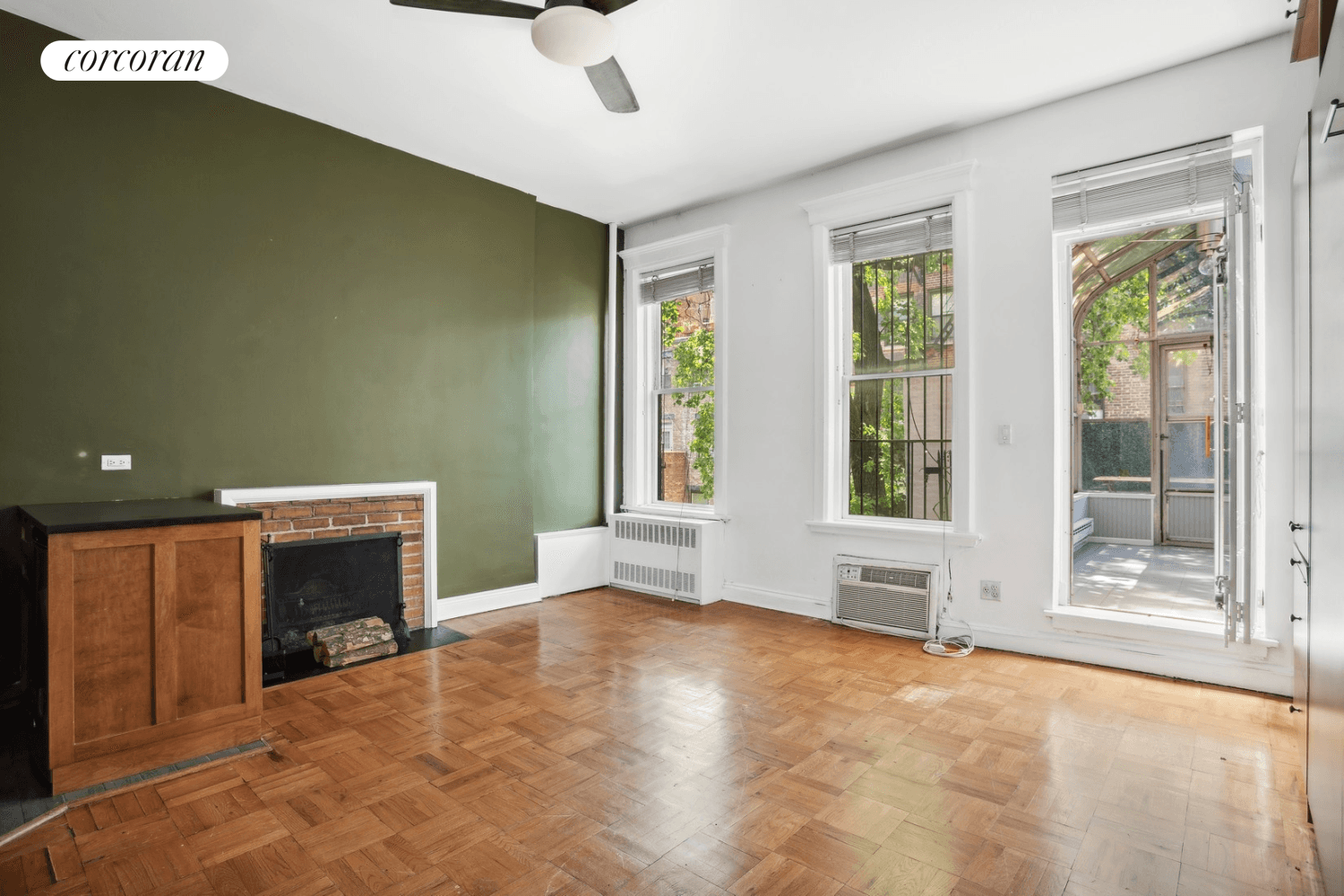 Welcome to your south facing brownstone apartment, just half a block from Central Park.