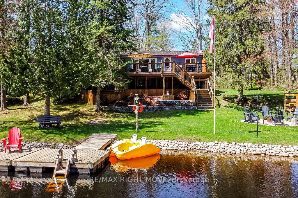 This exceptional waterfront property is the ultimate destination for outdoor fun and relaxation.