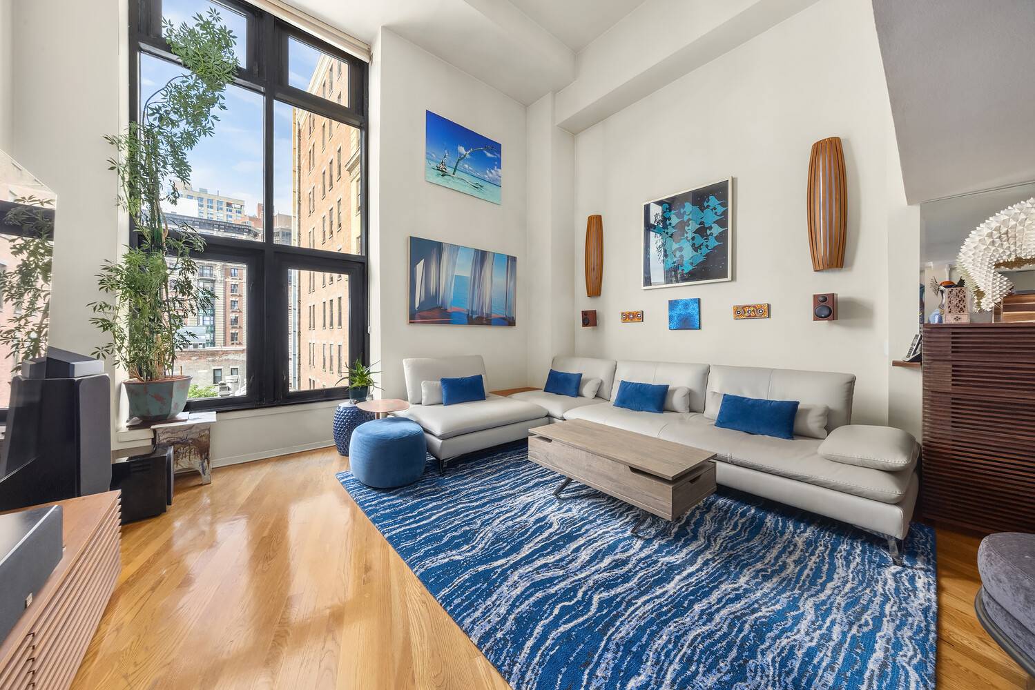 Iconic Living at The Pythian 135 West 70th Street, Residence 6M Welcome to Residence 6M at the legendary Pythian Condominium, a dramatic and sprawling duplex home offering architectural intrigue and ...