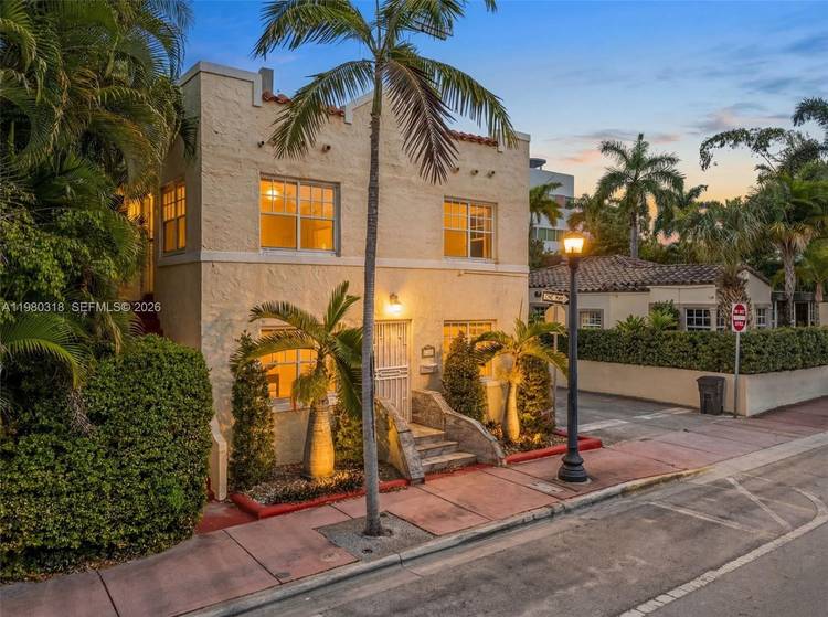 Rare opportunity to restore and customize a historic 1930 Miami Beach property in an unbeatable location.
