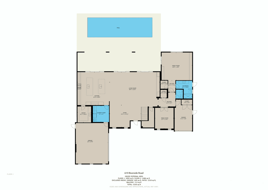 2022 Palm Beach waterfront residence, where timeless design meets modern luxury.