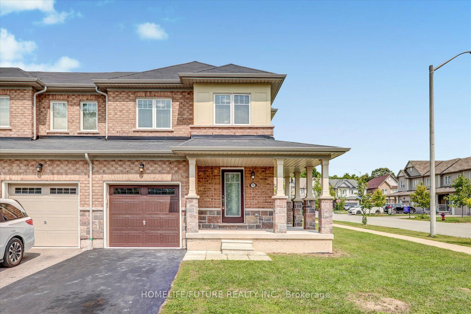 Gorgeous Luxury End Unit Townhome Built By Empire With All brick Elevation C, Offering 3 Spacious Bedrooms And Bathrooms.