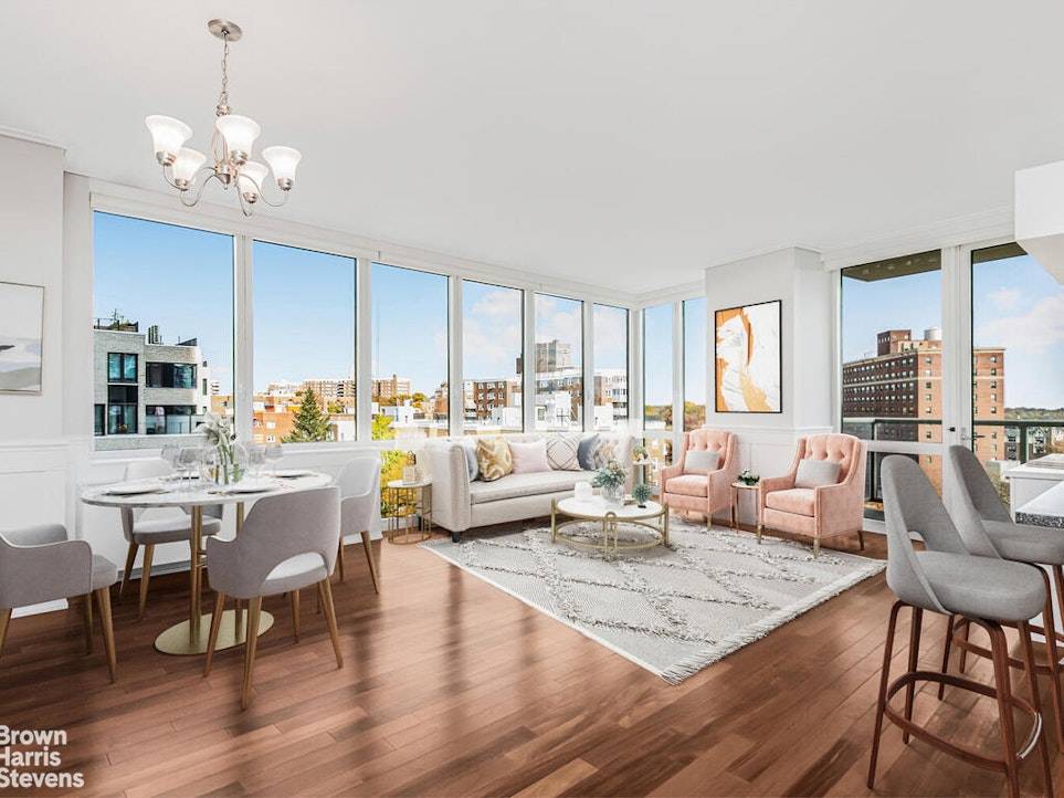 The Solaria Condominium is a one of a kind, ultra modern condo with ten foot ceilings and floor to ceiling windows, located in the heart of Riverdale.