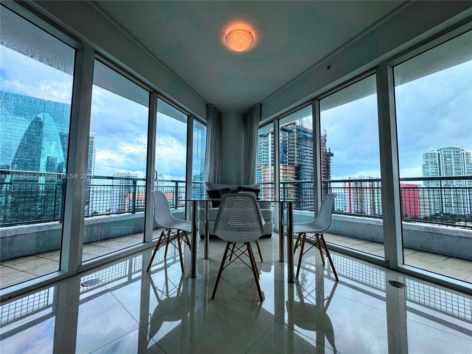 Stunning 2BR 2. 5BA unit with breathtaking views of Miami s skyline and Biscayne Bay.