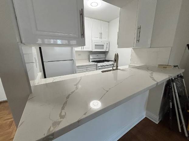 Sunny and spacious one bedroom apartment in a full service doorman elevator building.