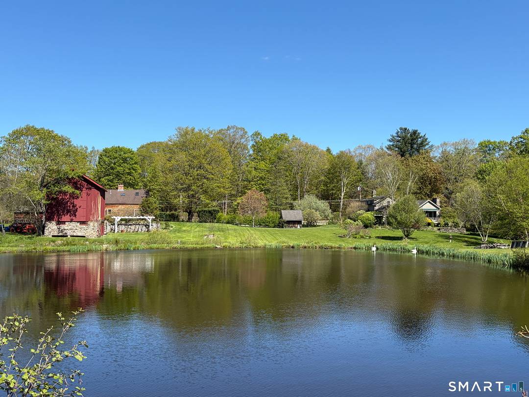 Opportunity to rent 2 home package with party barn, pond, brook and lovely gardens.