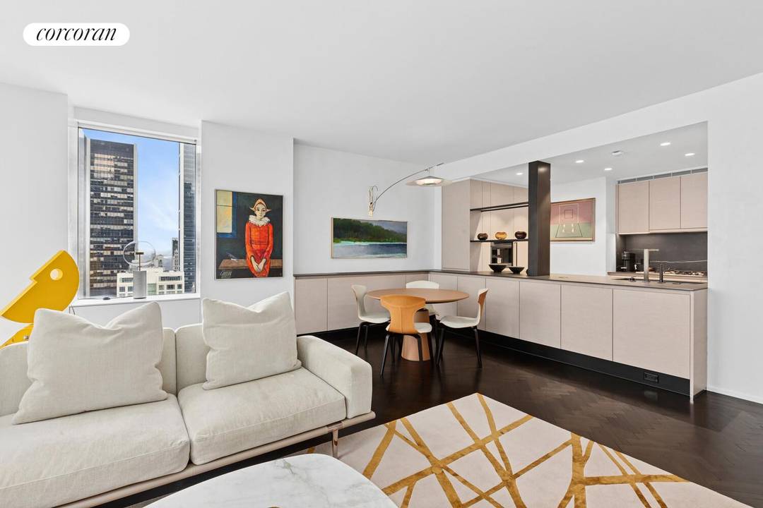 Impeccably Renovated Residence at Museum Tower A Masterpiece of Design and Craftsmanship Welcome to Residence 20E at Museum Tower, a newly reimagined one bedroom condominium offering approximately 1, 187 square ...
