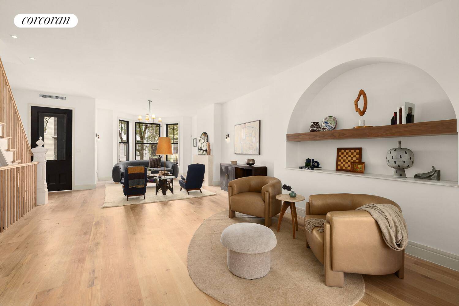Welcome to 81 Moffat Street, a thoughtfully reimagined two family townhouse in the heart of Bushwick where soft, airy design and meticulous craftsmanship come together across nearly 55 feet of ...